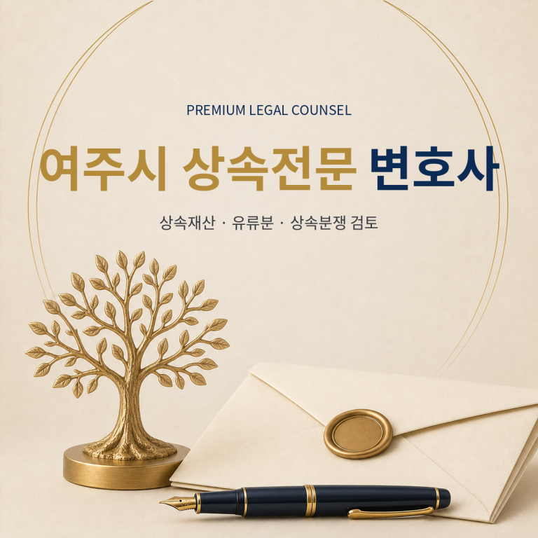 여주시 상속전문 변호사