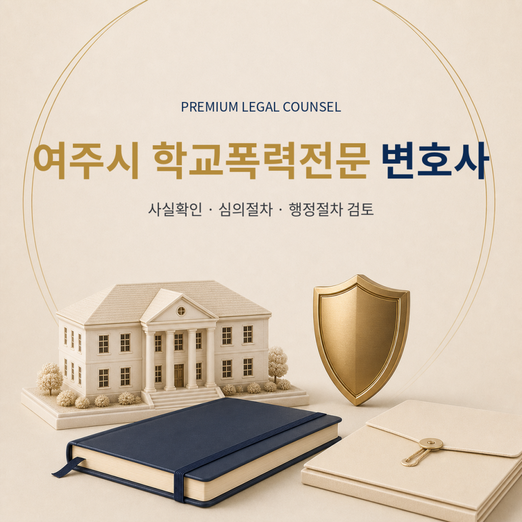 여주시 학교폭력전문 변호사