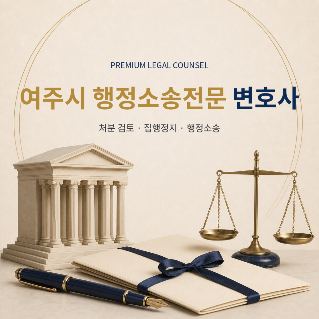 여주시 행정소송전문 변호사